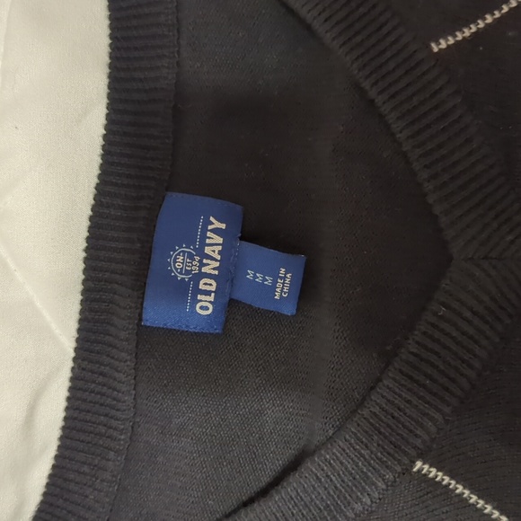 Men's Argyle sweater Sz M - Picture 2 of 6